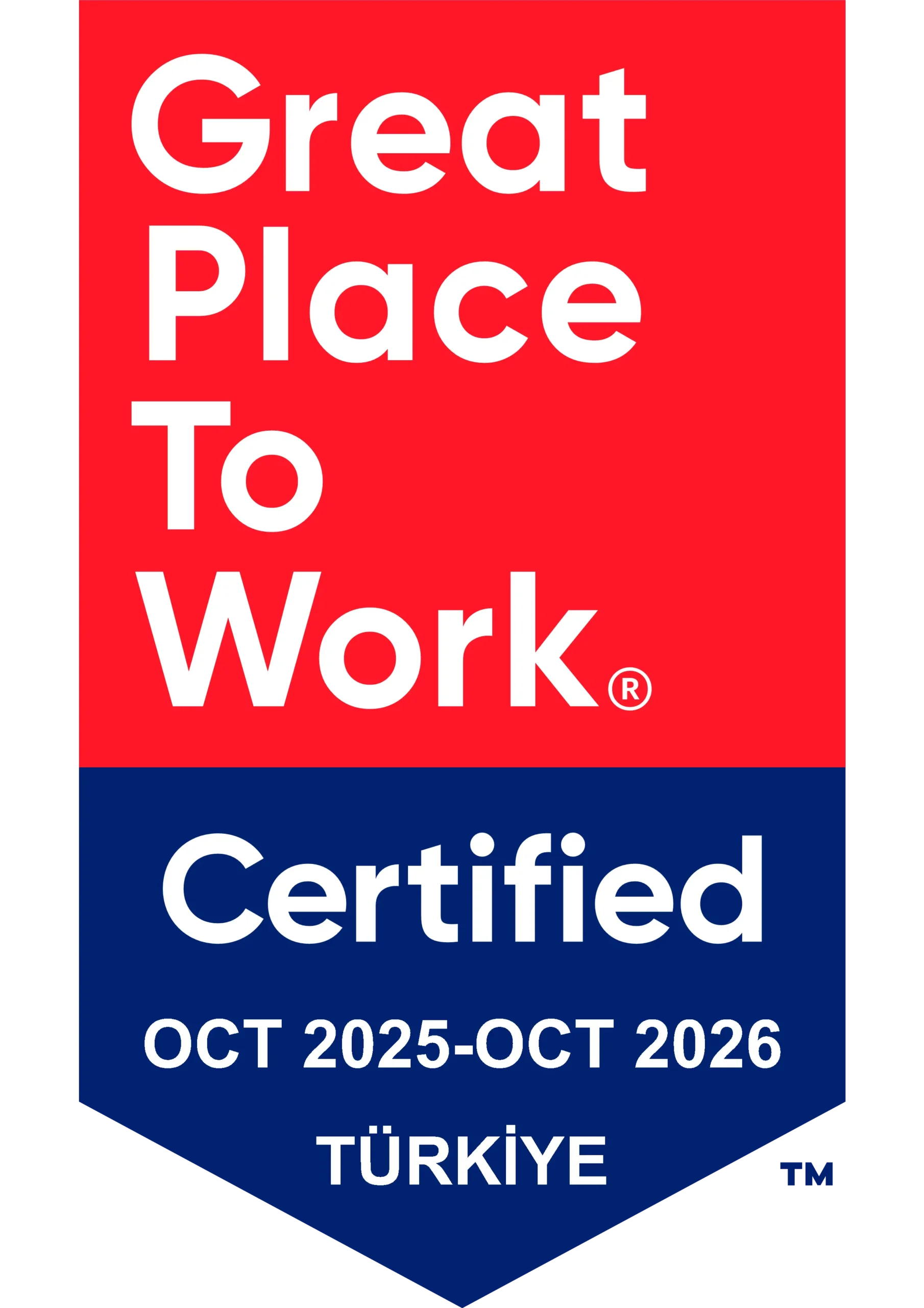Great Place To Work — Certified 2025–2026